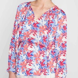 *Store Closing Sale* Tucker The Tie Neck Party Blouse Tidy Tie Dye